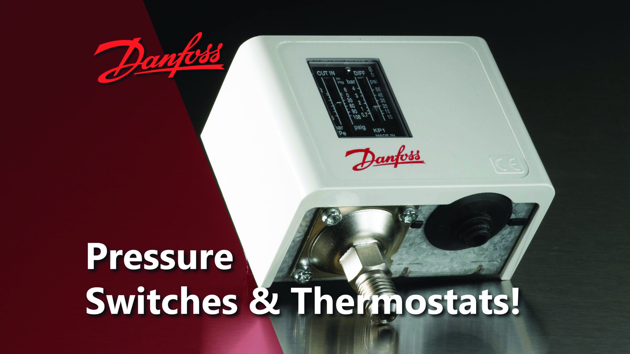 Danfoss Pressure switches and Thermostatsfrom the Official Distributor