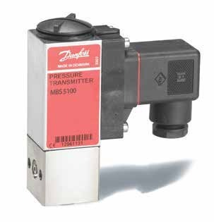 Danfoss MBS 5100 and MBS 5150 pressure transmitter family