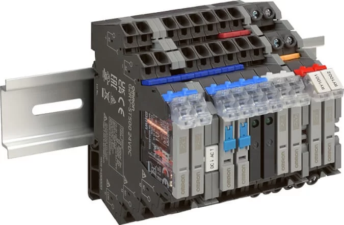 OMRON G2RV-ST and G3RV-ST slim relay modules