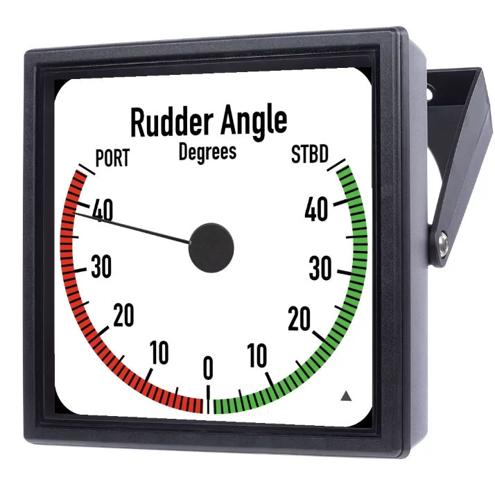 DEIF BRW-2 illuminated bridge wing rudder angle indicator