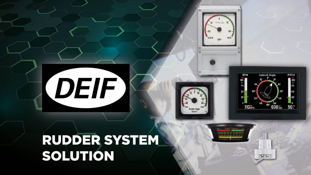DEIF Rudder System Solution from the Official Distributor CMA D. ARGOUDELIS & CO S.A.!